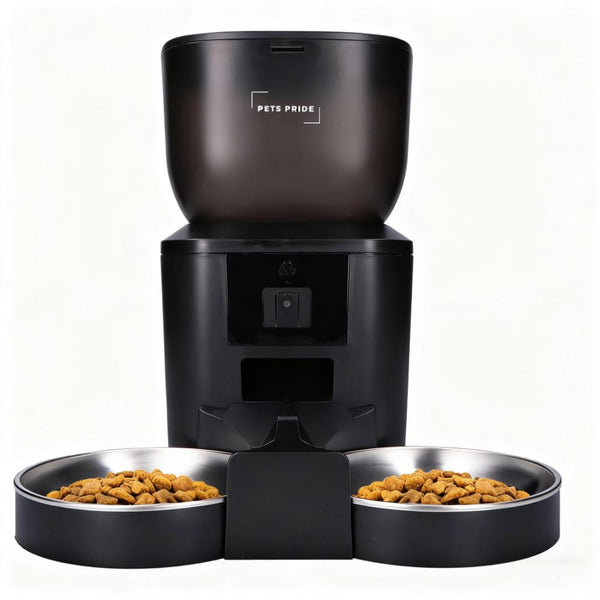 Automatic feeder with Full HD camera – dual-bowl design