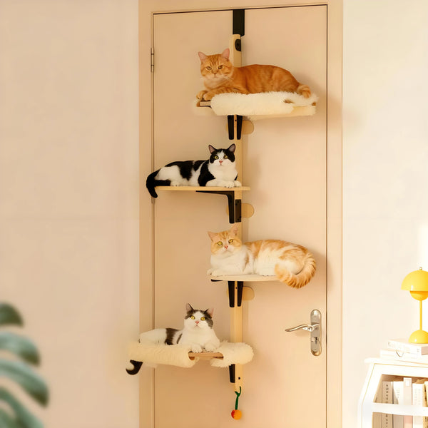 Door-Mounted Cat Climber