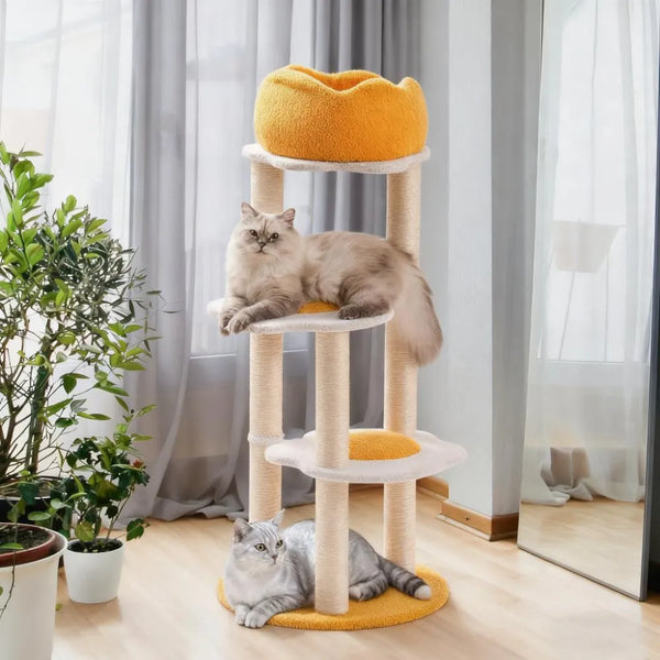 Fried Egg shaped Cat Tree